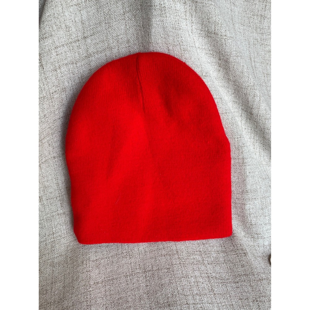 Dodge Ram Logo Knit Beanie Hat Red Black Embroidered Skull Cap Mens Womens OSFM - Picture 2 of 3